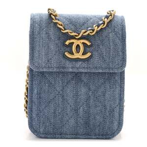 Chanel Denim Quilted Flap Mini #231521C18B